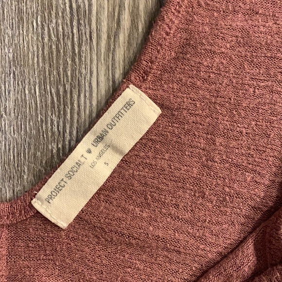 Urban Outfitters Project Social T Tank MAUVE Spaghetti Cami V Neck - Picture 3 of 3
